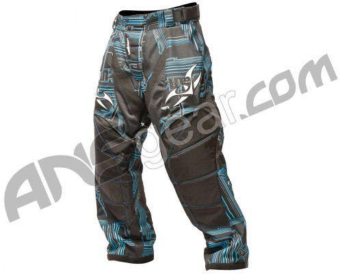 2012 Valken Crusade Paintball Pants - Tron Blue