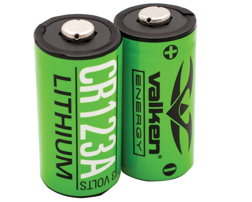Valken Energy CR123A 3v Lithium Battery - 2-Pack (48252)