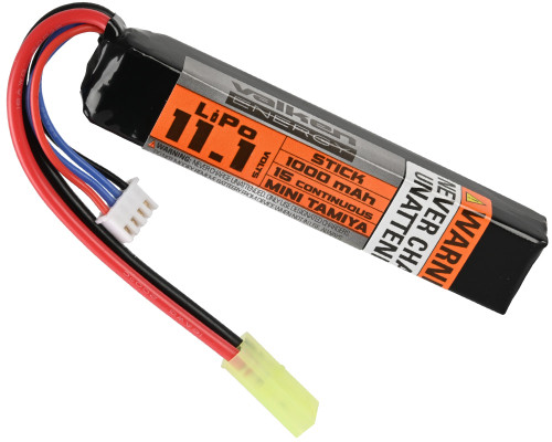 Valken Energy LiPo 11.1v 1000mAh 15C Stick Airsoft Battery (62920)