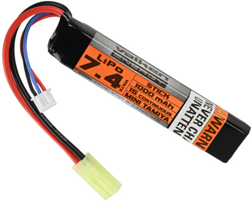 Valken Energy LiPo 7.4v 1000mAh 15C Stick Airsoft Battery (62951)