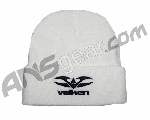Valken 12" Logo Beanie - White