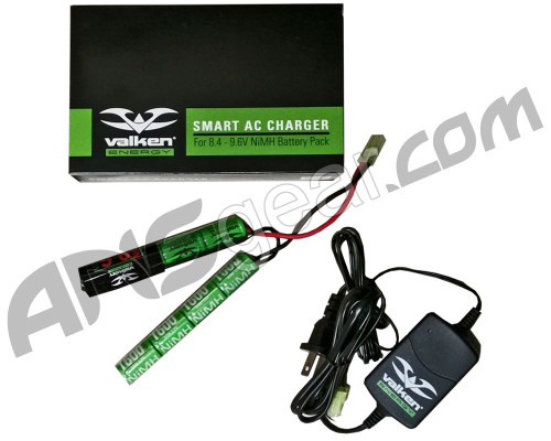 Valken Energy 9.6V NunChuck Battery & 8.4V-9.6V Smart Charger Kit