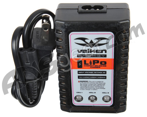 Valken Compact Balancing 2-3 Cell Lipo/Life Airsoft Charger (65396)
