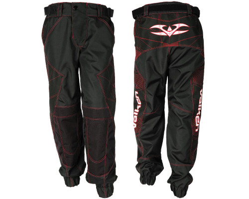 Valken Fate Exo "Jogger Fit" Paintball Pants - Black/Red