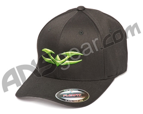 Valken V Logo FlexFit Hat - Neon Green