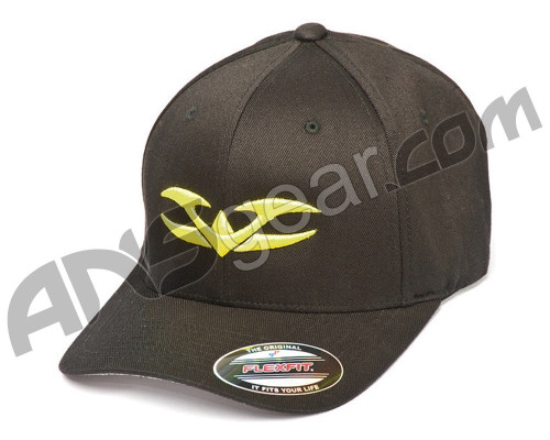 Valken V Logo FlexFit Hat - Neon Yellow