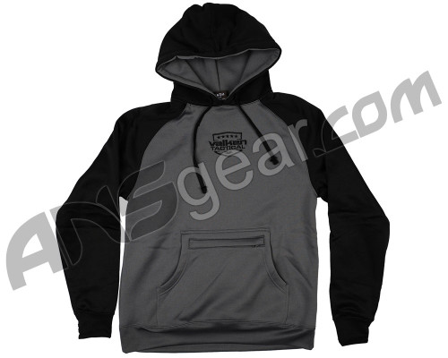 Valken Deployment Pull Over Hooded Sweatshirt - Black/Grey