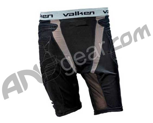 2010 Valken Paintball Padded Slide Shorts - Black