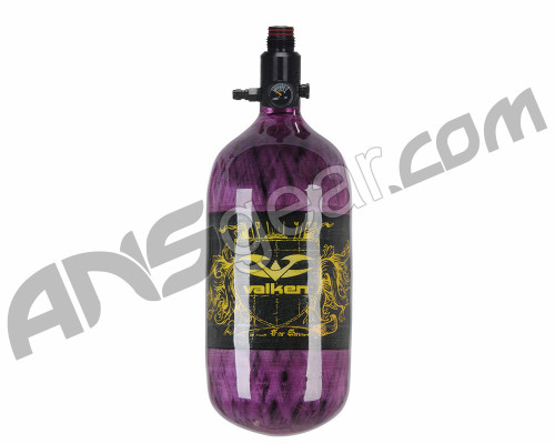 Valken 45/4500 Compressed Air Paintball Tank w/ Ninja Ultralite Regulator - Purple