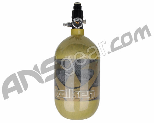 Valken 68/4500 Compressed Air Paintball Tank - Redemption Gold