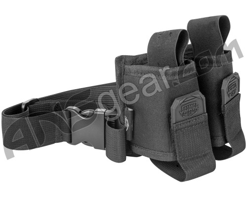 Valken Gotcha Twin Pod Pouch w/ Web Belt - Black