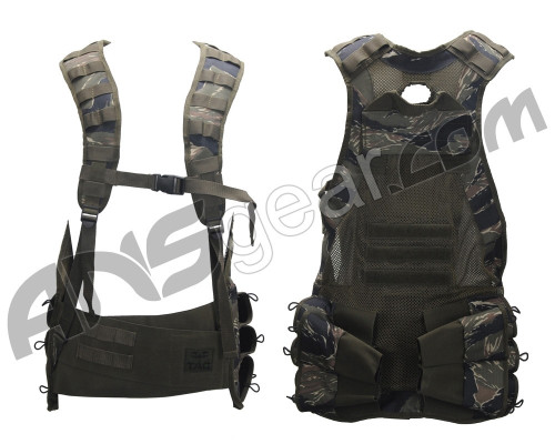 Valken V-Tac Bravo Paintball Vest - Tiger Stripe