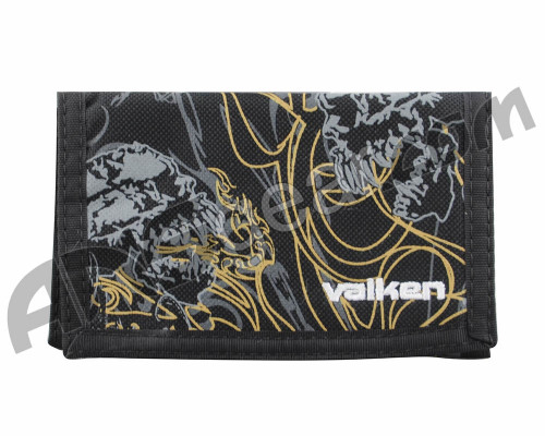 Valken Wallet - Gold Skulls