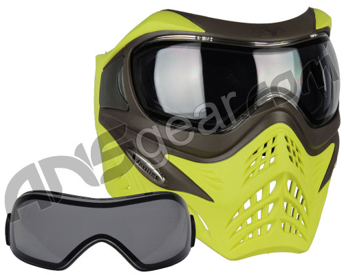 V-Force Grill Paintball Mask w/ FREE Additional Smoke Lens - Toxic