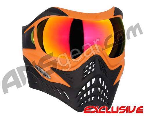 V-Force Grill Paintball Mask - SE Orange/Black w/ Magneto HDR Lens