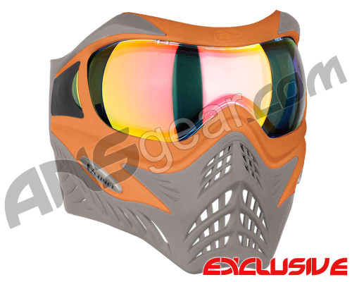 V-Force Grill Paintball Mask - SE Orange/Taupe w/ Crystal HDR Lens