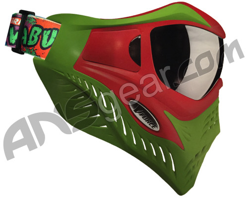 V-Force Grill Paintball Mask Cowabunga Series - Red/Green