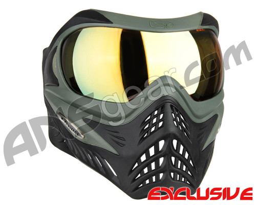 V-Force Grill Paintball Mask - Reverse Olive w/ Titan HDR Lens