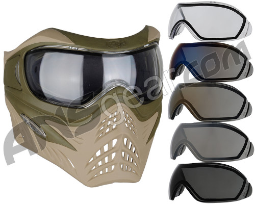 V-Force Grill Mask w/ Additional FREE Lens - Desert Tan (Swamp)