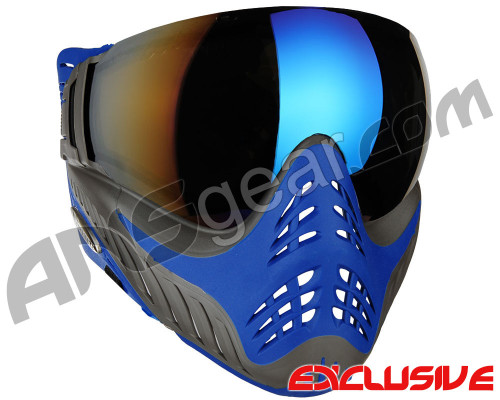 V-Force Profiler Paintball Mask - Azure w/ Mirror Blue Lens