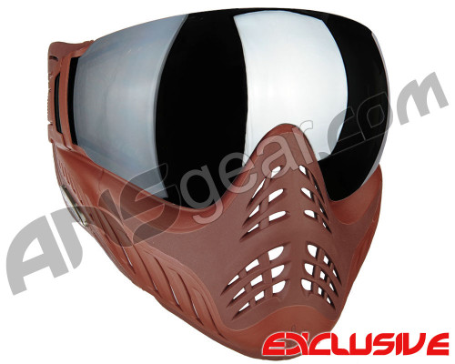V-Force Profiler Paintball Mask - Clay w/ Mirror Silver Lens