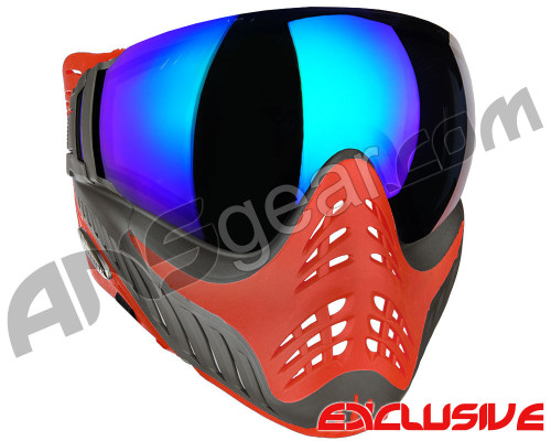 V-Force Profiler Paintball Mask - Scarlet w/ Kryptonite Lens