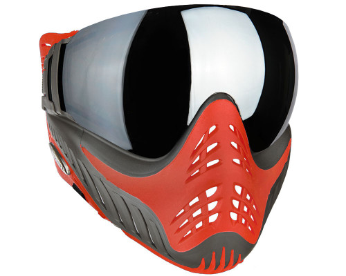 V-Force Profiler Paintball Mask - Scarlet w/ Mirror Silver Lens