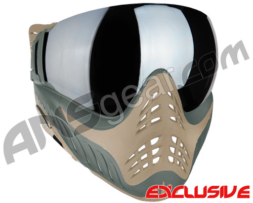 V-Force Profiler Paintball Mask - Swamp w/ Quicksilver Lens