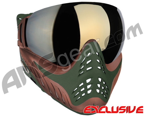 V-Force Profiler Paintball Mask - Terrain w/ Mirror Gold Lens