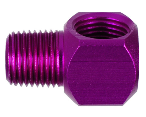 Warrior 1/8 Inch NPT 90 Degree Elbow - Electric Purple