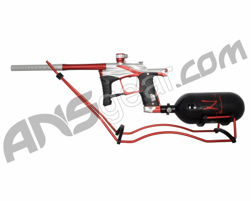 Warrior Paintball Gun Stand - Red/Black