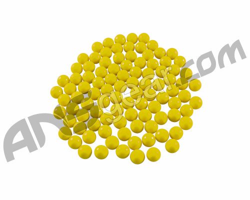 Warrior 100 Pack Re-Usable Paintballs - Yellow