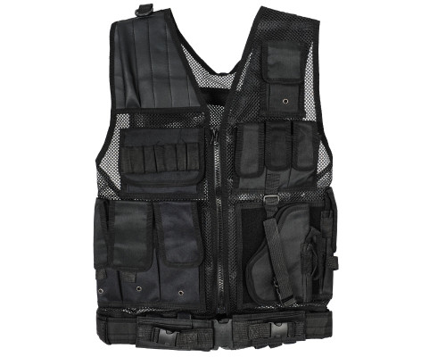 Warrior Crossdraw Tactical Vest - Black