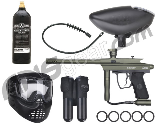 Kingman Sonix E Intro Gun Package Kit - Olive