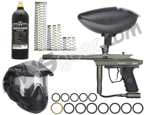 Kingman Sonix E Vision Gun Package Kit - Olive