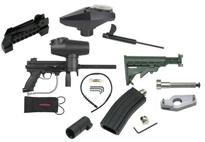 Tippmann A5 - Stock, Lever, Sight, Hopper, Bolt, Expansion Chamber