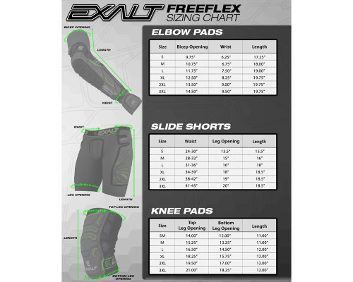 Genouillères De Protection Exalt FreeFlex - Taille 2XL (Très