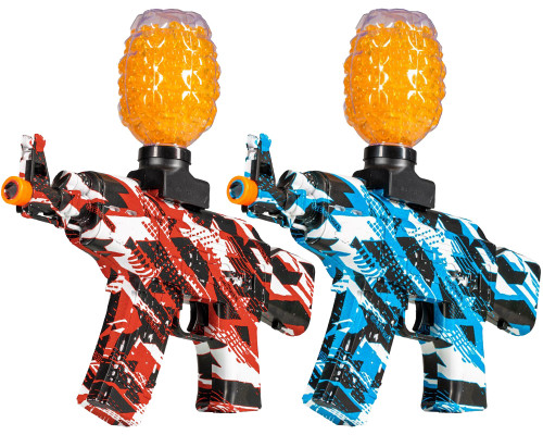 GELSTRIKE 2-Pack Apex AK Rapid Blaster Bundle - Red & Blue
