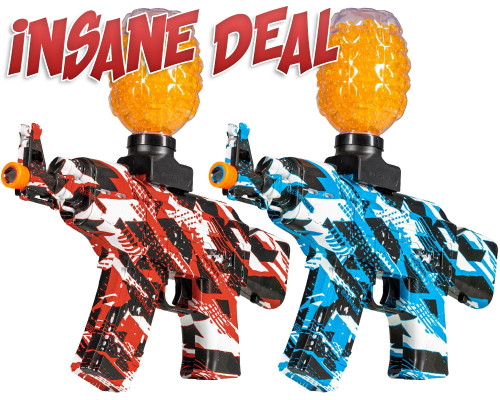 GELSTRIKE 2-Pack Apex AK Rapid Blaster Bundle - Red & Blue