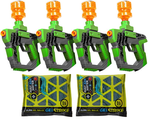 GELSTRIKE Delta Rapid Blaster Backyard Bundle - Electric Green