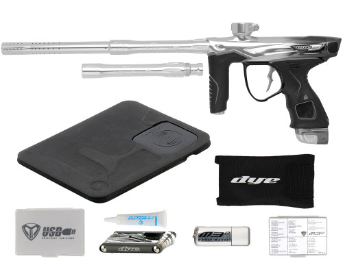 Dye M3+ 2.0 Paintball Gun - Cobalt Silver Fade