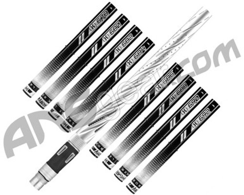 HK Army 15" Luxe Threaded LAZR Elite "Orbit" Barrel Kit w/ Black Inserts - Dust Silver/Black