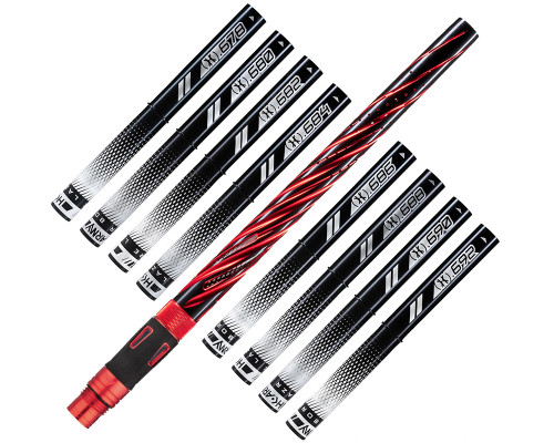 HK Army 15" Luxe Threaded LAZR Elite "Orbit" Barrel Kit w/ Black Inserts - Dust Red/Black