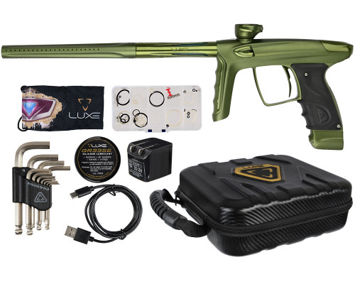 DLX Luxe TM40 Paintball Gun - Dust Olive/Polished Olive