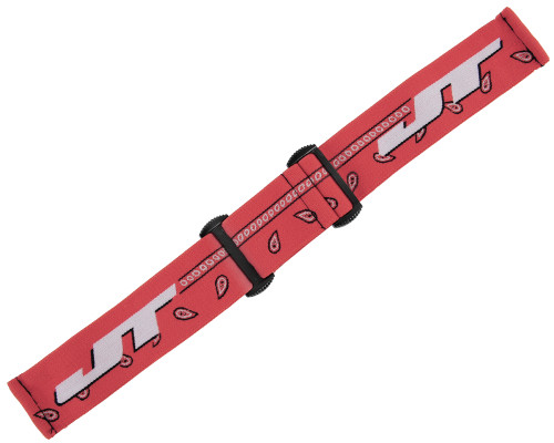 JT ProFlex X/ProFlex Authentic Woven Goggle Strap - Bandana Red