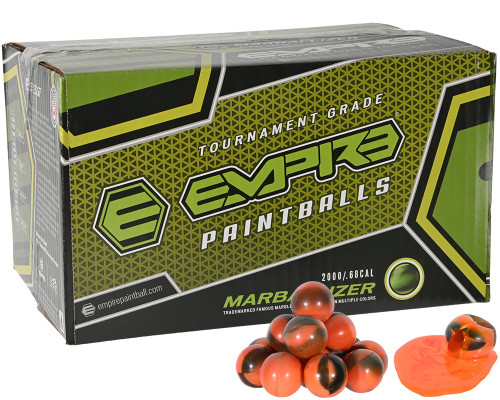 Empire Marballizer 2,000 Round Paintball Case - Orange Fill ( .68 Caliber )
