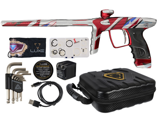 DLX Luxe TM40 Paintball Gun - Houston Heat Team Edition Silver