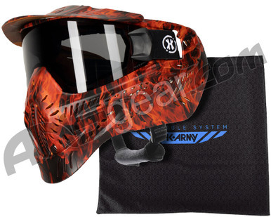 HK Army HSTL Thermal Paintball Mask w/ Free Goggle Bag - Flame