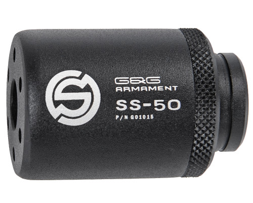 G&G Airsoft SS-50 Mock Suppressor CCW 14mm - Black (G-01-015)