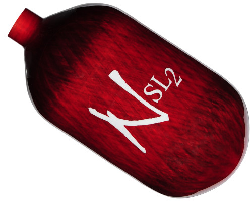 Ninja SL2 Carbon Fiber Air Tank (Bottle Only) - 68/4500 - Red